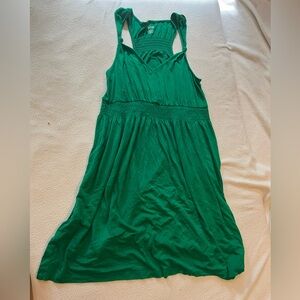 Green summer dress